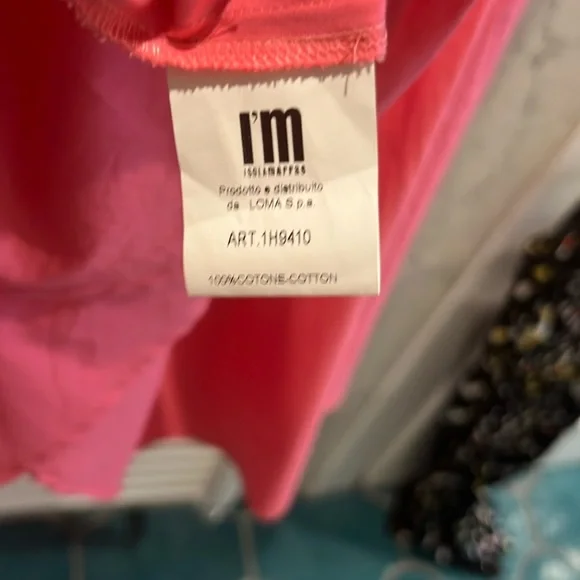 Pink cotton maxi Italy